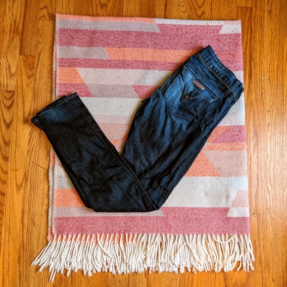 Hudson Low Rise Jeans in Dark Wash - Picture 3 of 5